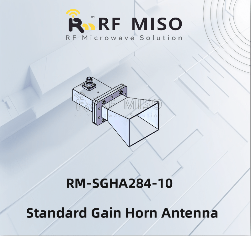 Standaardversterking Horingantenne 10dBi Tipiese Versterking, 2.60-3.95 GHz Frekwensiebereik