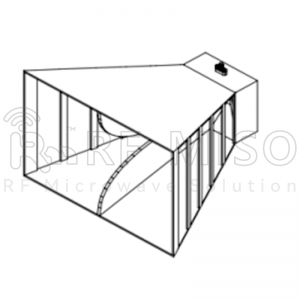 Broadband Horn Antenna 10dBi Typ. Fumana, 1-12.5 GHz Frequency Range RM-BDHA1125-10
