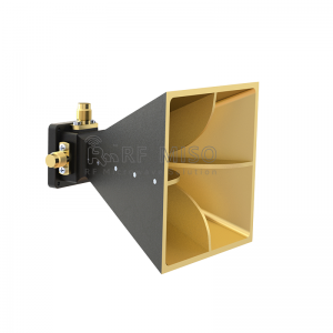 Banda zabaleko adar polarizatu bikoitzeko antena 15 dBi tip.Irabazia, 18-54 GHz maiztasun-tartea RM-BDPHA1854-15