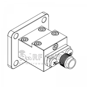 Qeda Ukwethulwa kwe-Waveguide ku-Coaxial Adapter 26.5-40GHz Frequency Range RM-EWCA28