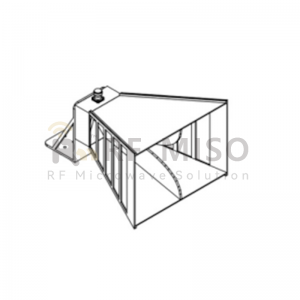 Antena Tanduk Broadband Tipe 10dBi.Gain, 1-8 GHz Range Frekuensi RM-BDHA18-10