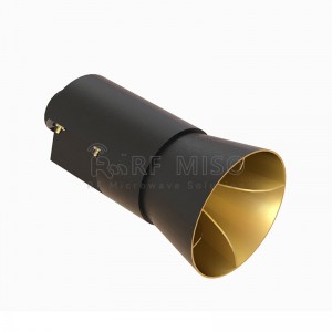 Circularly Polarized Horn Antenna 16dBi Typရရှိခြင်း၊ 2-18 GHz ကြိမ်နှုန်းအကွာအဝေး RM-CPHA218-16