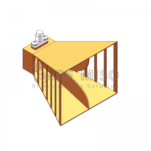 Broadband Horn Antenna 13dBi Typ. Gain, 4-40 GHz Frequency Range