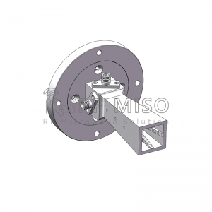 Broadband Dual Polarized Horn Antenna 14dBi Typ.Gain, 32-38GHz Frequency Range RM-BDPHA3238-14