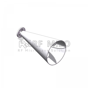 Conical Dual Polarized Horn Antenna 15 Typ. Gain, 2-18 GHz Frequency Range