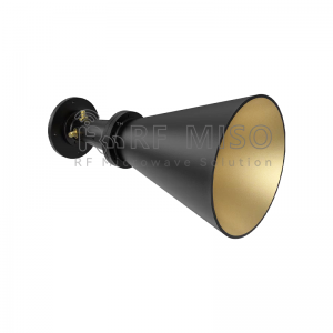 Antena Cônica Dupla Polarizada Horn 20dBi Typ.Ganho, faixa de frequência de 6 a 18 GHz RM-CDPHA618-20