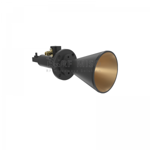 Antena de bocina cónica doble polarizada 20dBi típ.Ganancia, rango de frecuencia de 33-37 GHz RM-CDPHA3337-20