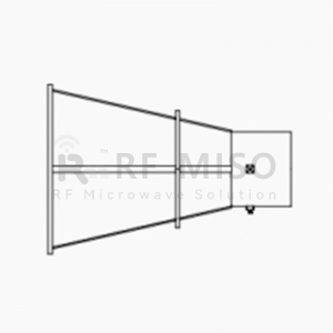 Conical Dual Polarized Horn Antenna 0.8-2 GHz Frequency Range, 8 dBi Typ. Gain RM-CDPHA082-8