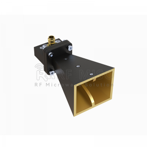 Broadband Horn Antenna 15 dBi Typ.Gain, 18-50 GHz Frequency Range RM-BDHA1850-15