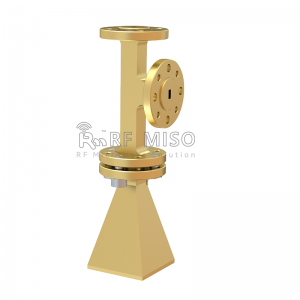 Antena de bocina doble polarizada de banda ancha 22 dBi típ.Ganancia, rango de frecuencia de 93-95 GHz