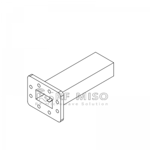 4.9-7.1GHz Ibu ntuziaka Waveguide, Interface Waveguide Rectangular RM-WL4971-43