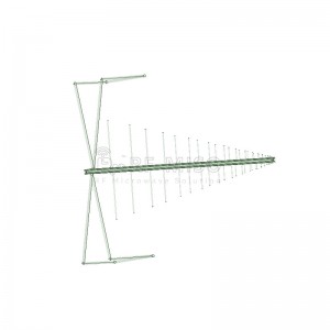 Log Periodic Antenna 6dBi Typ. Gain, 0.03-3GHz Frequency Range RM-LPA0033-6