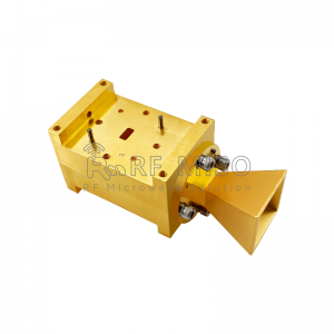Dual Polarized Horn Antenna 17dBi Typ.Gain, 33GHz-50GHz Frequency Range