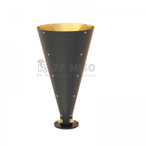 Conical Dual Polarized Horn Antenna 17 dBi Typ. Gain, 6-18 GHz Frequency Range