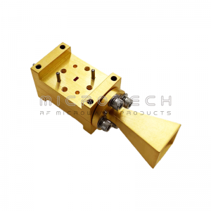 Dual Polarized Horn Antenna 20dBi Gain, 75GHz-110GHz Frequency Range