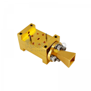 Dual Polarized Horn Antenna 18dBi Typ.Gain, 75GHz-110GHz Frequency Range RM-DPHA75110-18
