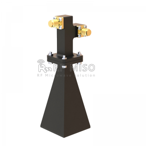 Antena Horn Terkutub Dua Jalur Lebar 21 dBi Taip.Keuntungan, 42-44 GHz Julat Kekerapan RM-BDPHA4244-21