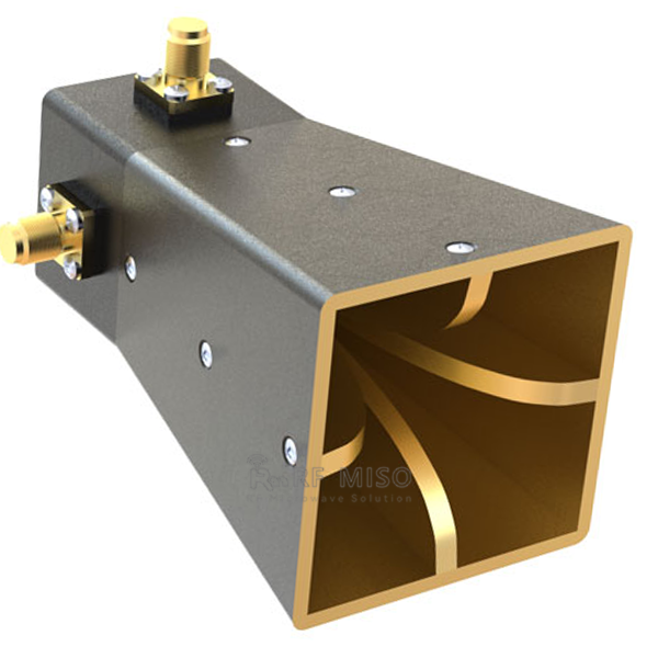 OEM Broadband Dual Polarized Horn Antenna 12 dBi Typ. Gain, 6-18