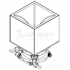 Antenna e Dual Circle Polarized Horn 10 dBi Typ. Fumana, 2-12GHz Frequency Range RM-DCPHA212-10