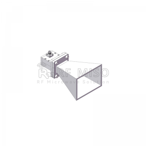 Standard Gain Horn Antenna 15dBi Ụdị.Nweta, 6.57-9.99 GHz Oke Ugboro ugboro RM-SGHA112-15