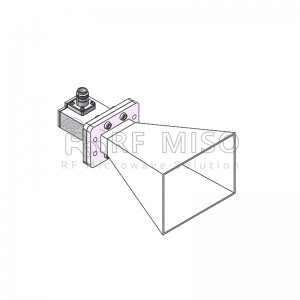 표준 이득 혼 안테나 15dBi Typ.이득, 3.95-5.85GHz 주파수 범위 RM-SGHA187-15