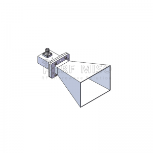 Standard Gain Horn Antenna 15dBi Typ. Gain, 3.30-4.90 GHz Frequency Range RM-SGHA229-15