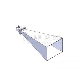 Hornantenne mit Standardverstärkung, Typ 20 dBi.Verstärkung, Frequenzbereich 3,30–4,90 GHz