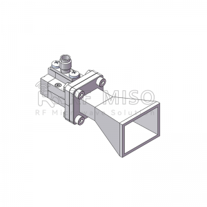 Standard Gain Horn Antenna 15dBi Typ. Gain, 21.7-33 GHz Frequency Range RM-SGHA34-15