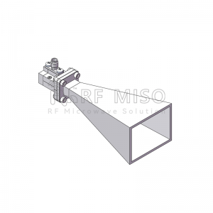 Antenna e Tloaelehileng ea Horn Horn 20dBi Typ.Fumana, 21.7-33 GHz Frequency Range RM-SGHA34-20