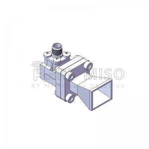 Standard Gain Horn Antenna 10dBi ប្រភេទ។ទទួលបាន, ជួរប្រេកង់ 17.6-26.7 GHz