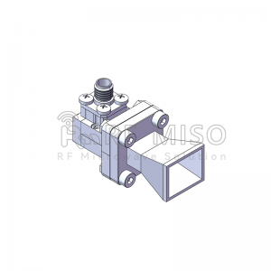 Standard Gain Horn Antena 10dBi Typ.Gain, 17.6-26.7 GHz Range Frekuensi RM-SGHA42-10