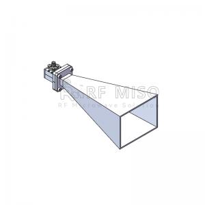 Antena Horn Gain Standard 20dBi Taip.Keuntungan, 11.9-18 GHz Julat Kekerapan RM-SGHA62-20