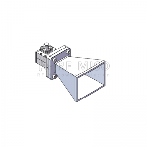 Standard Gain Horn Antena 15dBi Typ.Gain, 9,84-15 GHz Range Frekuensi RM-SGHA75-15