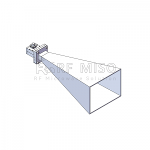 Ăng-ten còi tăng tiêu chuẩn 20dBi Typ.Tăng, Dải tần 8,2-12,5 GHz RM-SGHA90-20