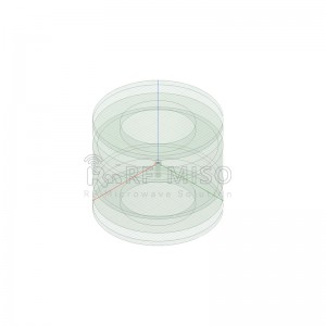 Biconical Antenna 2 dBi Typ. Gain, 8-12 GHz Frequency Range