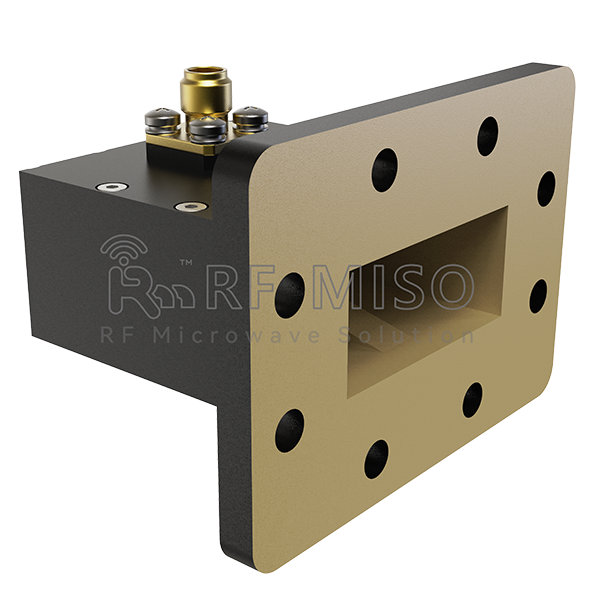 Rectangular Waveguide Adapter OEM Waveguide to Coaxial Adapter 5.85-8.2GHz Frequency Range ...