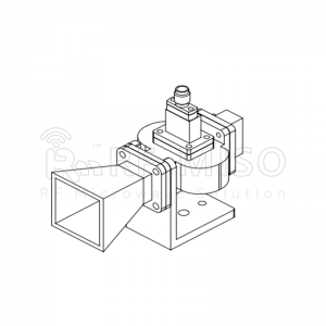 Broadband Dual Polarized Horn Antenna 15 dBi වර්ගය.ලාභය, 20-30 GHz සංඛ්‍යාත පරාසය RM-DPHA2030-15