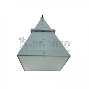 Broadband Horn Antenna 22 dBi Typ. Gain, 8-18GHz Frequency Range RM-BDHA818-22