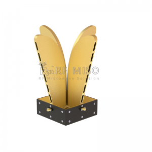 Broadband Dual Polarized Horn Antenna 6 dBi Typ.Gain, 0.8-2 GHz Frequency Range RM-BDPHA082-6