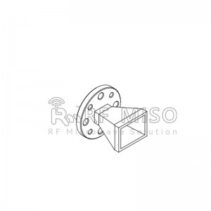 Antenna adharc buannachd àbhaisteach 17dBi Typ.Gain, 60-90 GHz Frequency Range RM-SGHA12-17