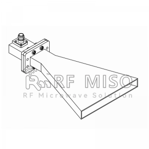 אנטנת צופר מוביל גל מגזרי 3.95-5.85GHz טווח תדרים, רווח 10dBi Typ. RM-SWHA187-10